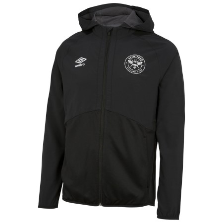 Chaquetas De Fútbol Umbro Brentford 22/23 Encapuchado Jacket Negros | MX-30877