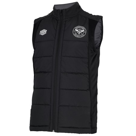Chaquetas De Fútbol Umbro Brentford 22/23 Gilet Negros | MX-76274