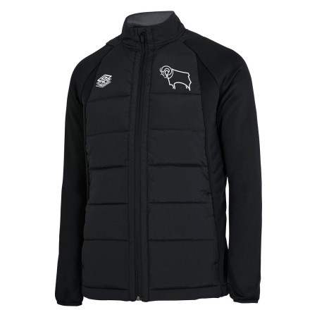 Chaquetas De Fútbol Umbro Derby County 22/23 Thermal Jacket Junior Negros | MX-53240
