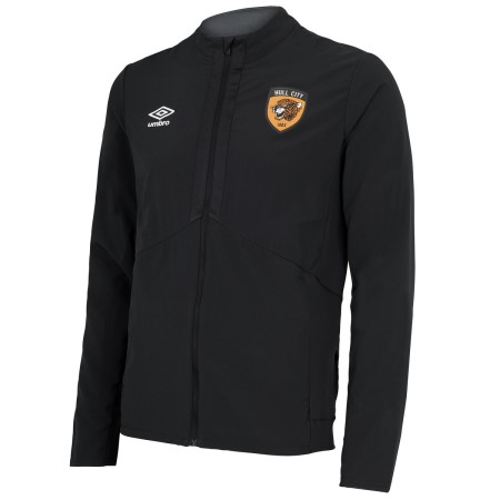 Chaquetas De Fútbol Umbro Hull City 22/23 Presentation Jacket Negros | MX-57580