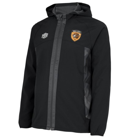 Chaquetas De Fútbol Umbro Hull City 22/23 Shower Jacket Negros | MX-22589