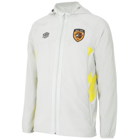 Chaquetas De Fútbol Umbro Hull City 22/23 Shower Jacket Blancos Amarillos | MX-25511