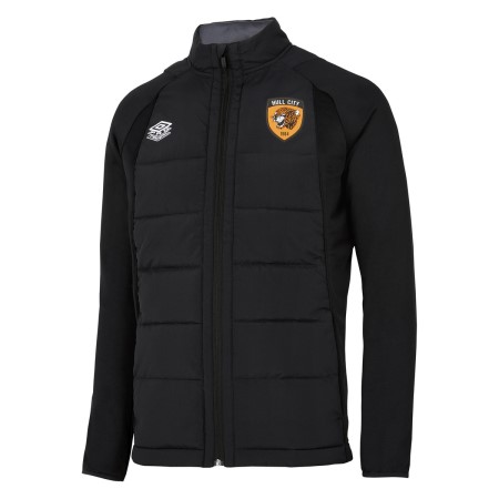 Chaquetas De Fútbol Umbro Hull City 22/23 Thermal Jacket Negros | MX-27784