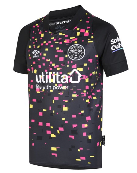 Camisetas De Fútbol Umbro Brentford 22/23 Third Jersey Junior Negros | MX-81332