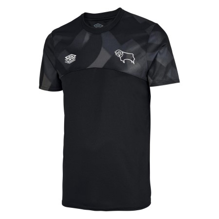 Camisetas De Fútbol Umbro Derby County 22/23 Warm Up Jersey Junior Negros | MX-31059