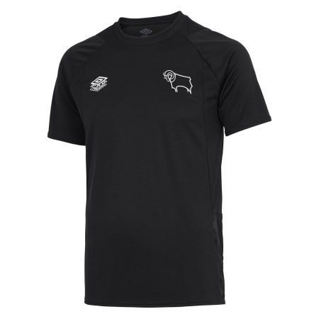 Camisetas De Fútbol Umbro Derby County 22/23 Entrenamiento Jersey Junior Negros | MX-57758