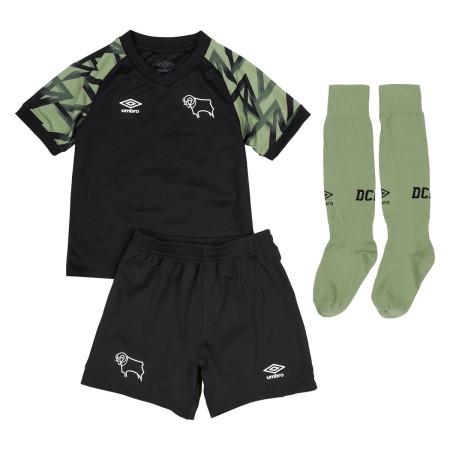 Camisetas De Fútbol Umbro Derby County 22/23 Away Infant Kit Verde Oliva Negros | MX-75133
