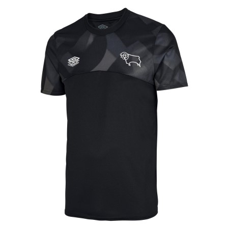 Camisetas De Fútbol Umbro Derby County 22/23 Warm Up Jersey Negros | MX-86149