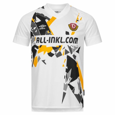 Camisetas De Fútbol Umbro Dynamo Dresden 22/23 Away Jersey Junior Blancos Negros | MX-46009