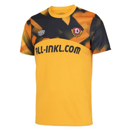 Camisetas De Fútbol Umbro Dynamo Dresden 22/23 Warm Up Jersey Amarillos Negros | MX-94477
