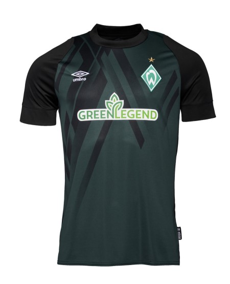 Camisetas De Fútbol Umbro Werder Bremen 22/23 Third Jersey Verdes Oscuro Negros | MX-78767