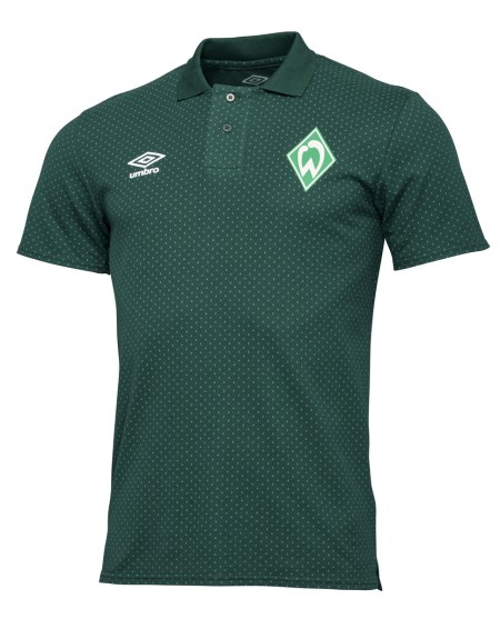 Football Camisa Polo Umbro Werder Bremen 22/23 CVC Polo Verdes | MX-32475
