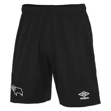 Pantalones Cortos De Fútbol Umbro Derby County 22/23 Home Corta Junior Negros | MX-42327