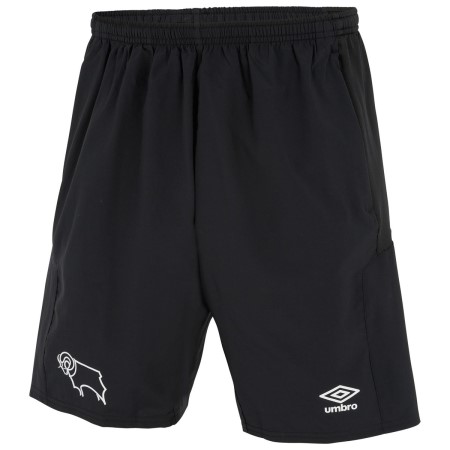 Pantalones Cortos De Fútbol Umbro Derby County 22/23 Long Woven Corta Junior Negros | MX-52531