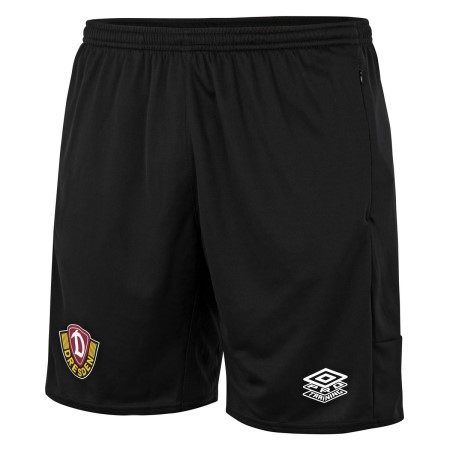Pantalones Cortos De Fútbol Umbro Dynamo Dresden 22/23 Entrenamiento Corta Junior Negros | MX-29077