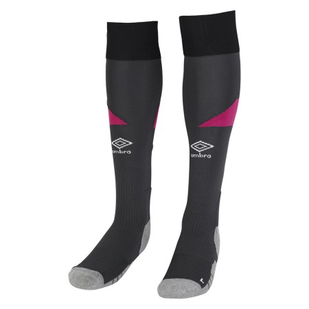 Calcetines De Fútbol Umbro Brentford 22/23 Third Sock Negros Rosas | MX-73687