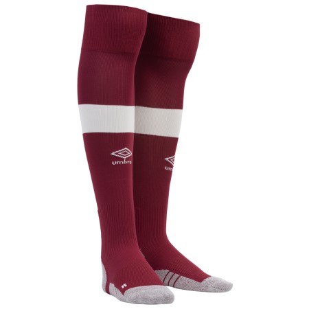 Calcetines De Fútbol Umbro Dynamo Dresden 22/23 Third Sock Junior Rojos Oscuro Blancos | MX-80833