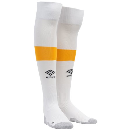 Calcetines De Fútbol Umbro Dynamo Dresden 22/23 Away Sock Junior Blancos Amarillos | MX-92593