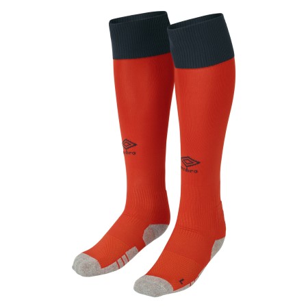 Calcetines De Fútbol Umbro Luton Town 22/23 Home Sock Rojos Negros | MX-10781