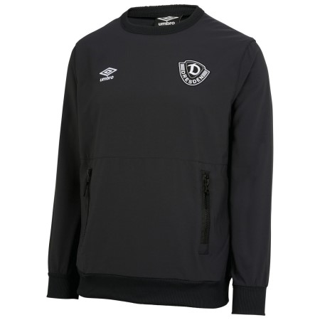 Sudaderas De Fútbol Umbro Dynamo Dresden 22/23 Travel Sweat Negros | MX-02256