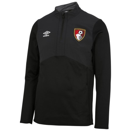 Camisetas De Futbol Umbro AFC Bournemouth 22/23 Half Zip Fleece Negros | MX-59337