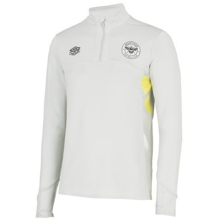 Camisetas De Futbol Umbro Brentford 22/23 Quarter Zip Top Junior Blancos Amarillos | MX-48061