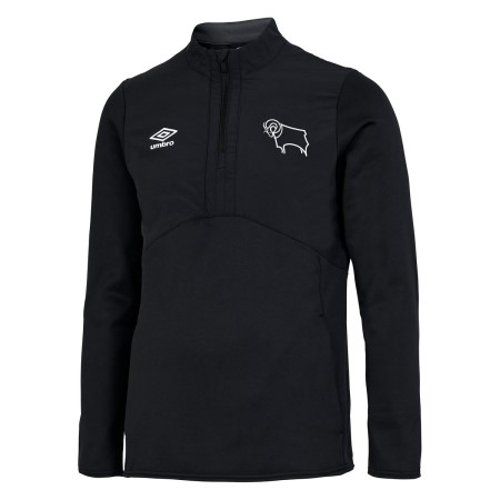 Camisetas De Futbol Umbro Derby County 22/23 Half Zip Fleece Junior Negros | MX-83420