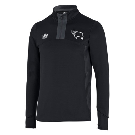 Camisetas De Futbol Umbro Derby County 22/23 Quarter Zip Top Junior Negros | MX-41967