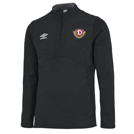 Camisetas De Futbol Umbro Dynamo Dresden 22/23 Half Zip Fleece Junior Negros | MX-05274