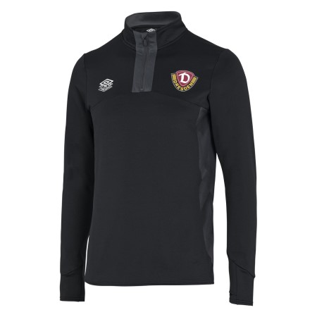 Camisetas De Futbol Umbro Dynamo Dresden 22/23 Quarter Zip Top Negros | MX-34524