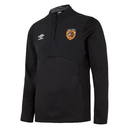 Camisetas De Futbol Umbro Hull City 22/23 Half Zip Fleece Negros | MX-03073
