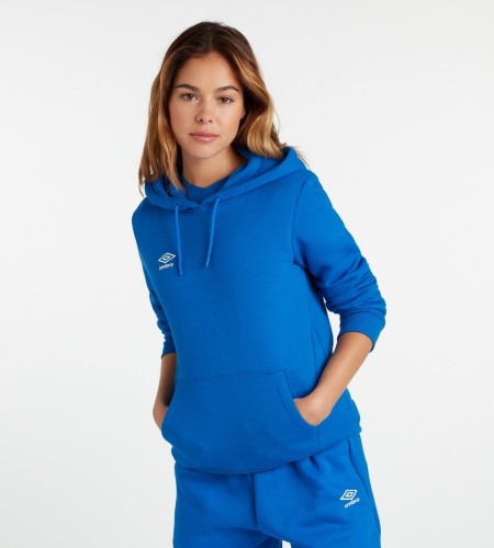 Sudaderas Con Capucha Umbro Club Leisure Hoody Mujer Azul Rey Blancos | MX-40366