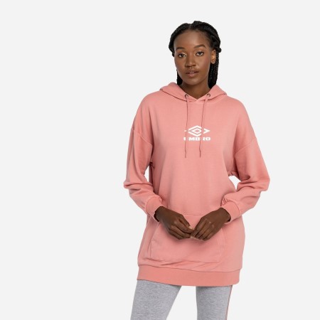 Sudaderas Con Capucha Umbro Diamond Oversized Oh Hood Mujer Rosas Blancos | MX-33259