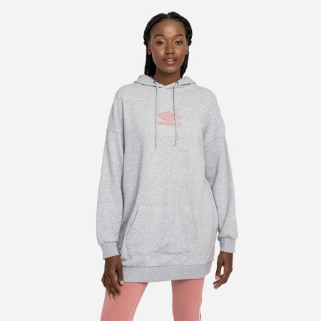 Sudaderas Con Capucha Umbro Diamond Oversized Oh Hood Mujer Grises Rosas | MX-61066