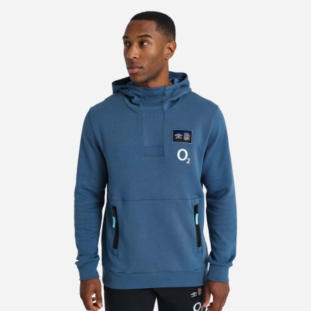 Sudaderas Con Capucha Umbro England Rugby 22/23 Overhead Hoody Azules | MX-59273