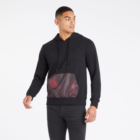 Sudaderas Con Capucha Umbro England Rugby Navigation Oh Hoodie Negros | MX-71126