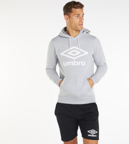 Sudaderas Con Capucha Umbro Large Logo Oh Hoodie Hombre Grises | MX-98564