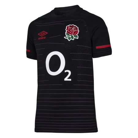 Jersey Umbro England Rugby 22/23 Alternate Pro Jersey Junior Negros Rojos | MX-51651