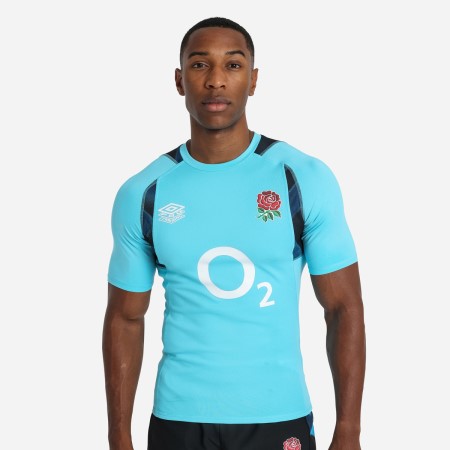 Jersey Umbro England Rugby 22/23 Entrenamiento Jersey Azules Negros | MX-89065