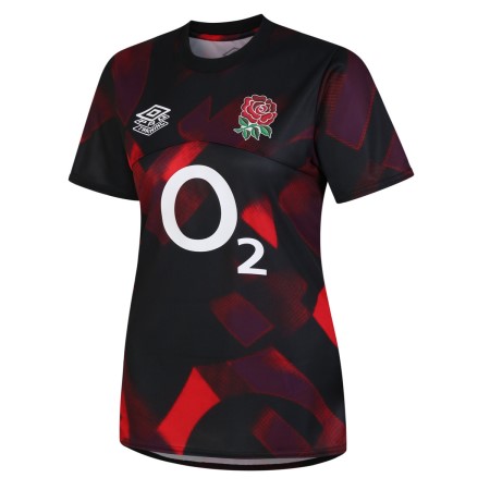 Jersey Umbro England Rugby 22/23 Warm Up Jersey Rojos Morados Oscuro Negros | MX-16245