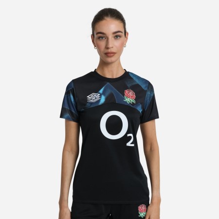 Jersey Umbro England Rugby 22/23 Warm Up Jersey Negros Azules | MX-41323