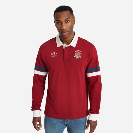 Jersey Umbro England Rugby Classic Rugby Jersey Rojos Blancos Azul Marino | MX-51967
