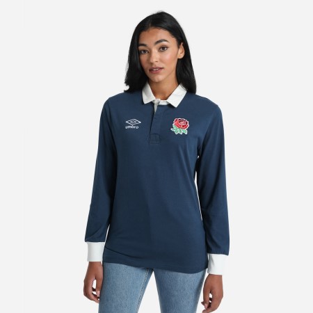 Jersey Umbro England Rugby Jersey Azul Marino Blancos | MX-91466
