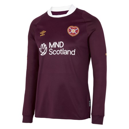 Jersey Umbro Heart Of Midlothian F.c. 22/23 Home Jersey LS Rojos Oscuro | MX-48950