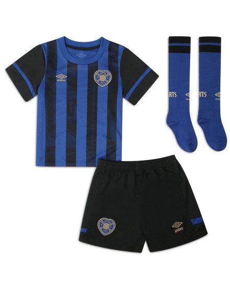 Jersey Umbro Heart Of Midlothian F.c. 21/22 Third Infant Kit Negros Azules Oscuro | MX-70772