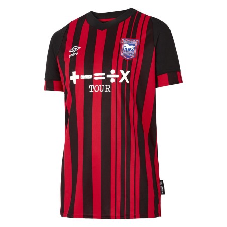 Jersey Umbro Ipswich Town 22/23 Away Jersey Junior Rojos Negros | MX-72326