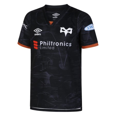 Jersey Umbro Ospreys 22/23 Home Replica Jersey Junior Grises Oscuro | MX-36704