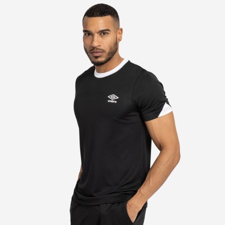 Jersey Umbro Total Entrenamiento Jersey Hombre Negros Blancos | MX-47819