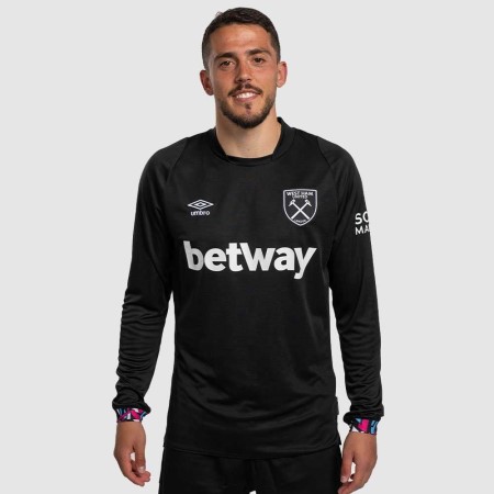 Jersey Umbro West Ham Utd 22/23 Away Jersey LS Negros | MX-40468