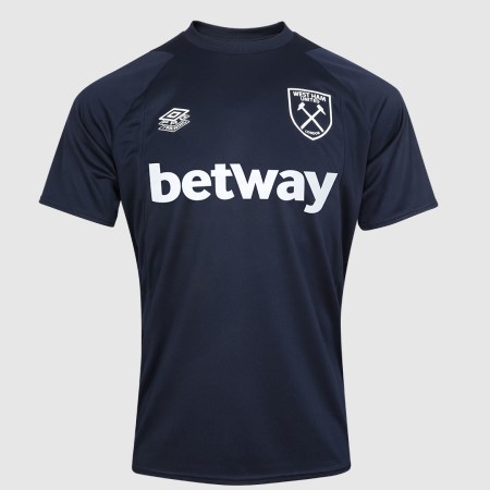 Jersey Umbro West Ham Utd 22/23 Entrenamiento Jersey Azul Marino Oscuro Rojos | MX-17048